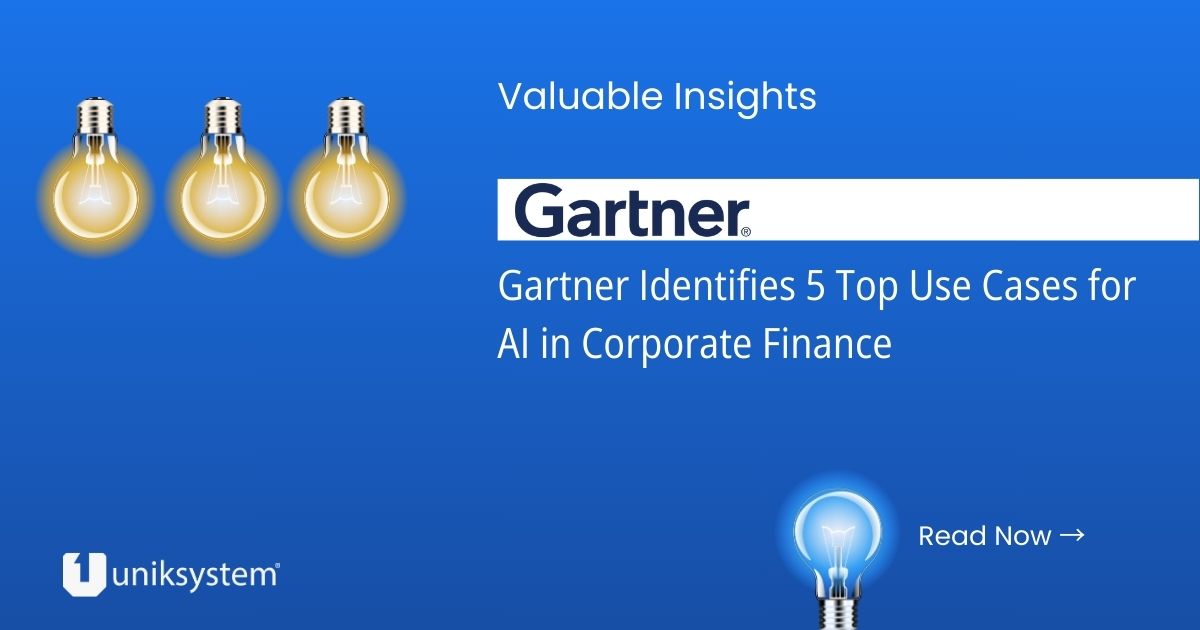 Gartner - 5 Top Use Cases for AI in Corporate Finance