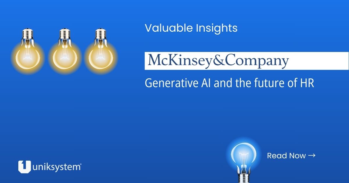 Mckinsey - Generative AI and the future of HR